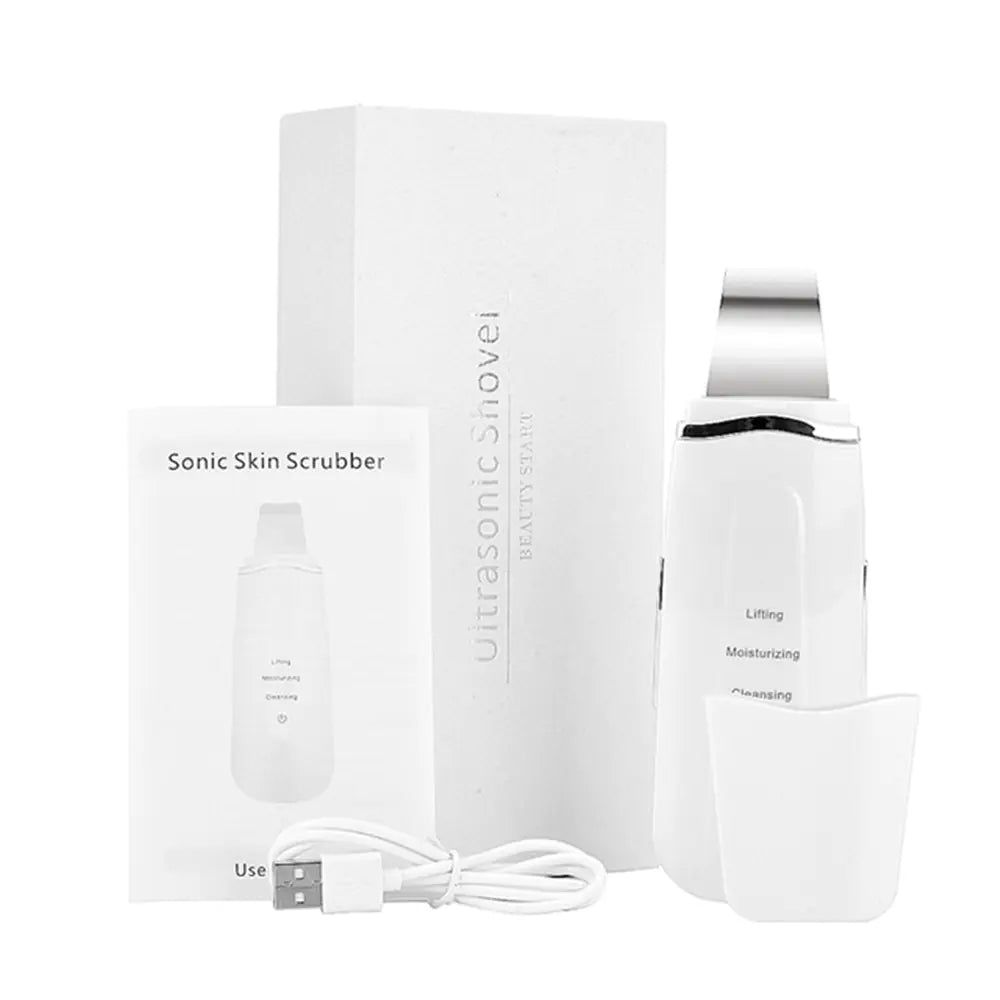 Ultrasonic Facial Cleanser with Pore Vacuum Device