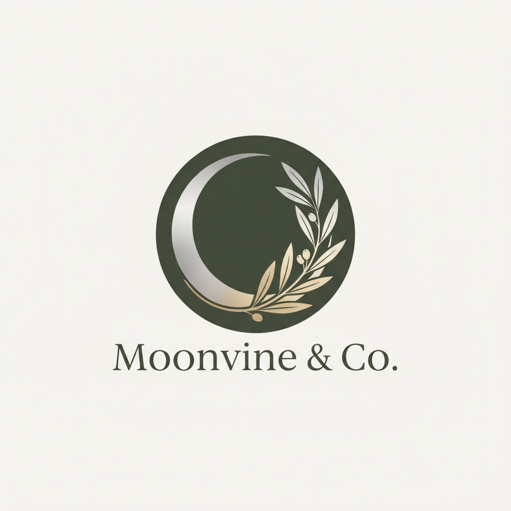 moon and oliv branch with company name